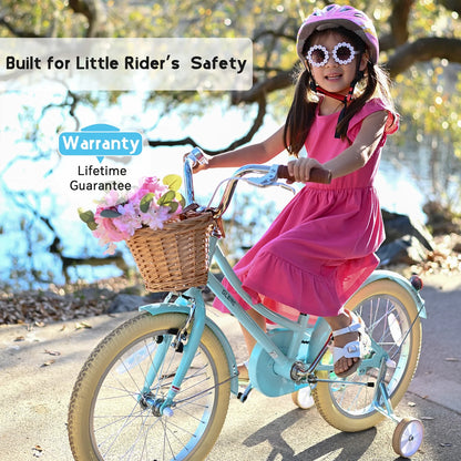 Glerc Little Molly 12 inch Kids Girls Bike for1 2-4 Years Old Child and Toddler,gifts,Pink