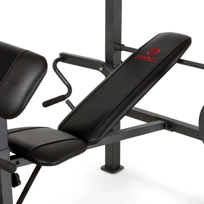 Marcy Adjustable Standard Weight Bench with Butterfly MD-389