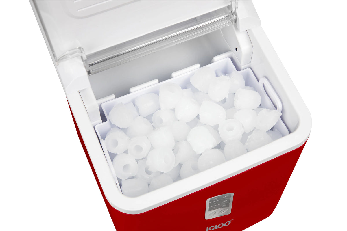 Igloo Automatic Ice Machine Self Cleaning Countertop Ice Maker for Water Bottle & Drinks, Aqua