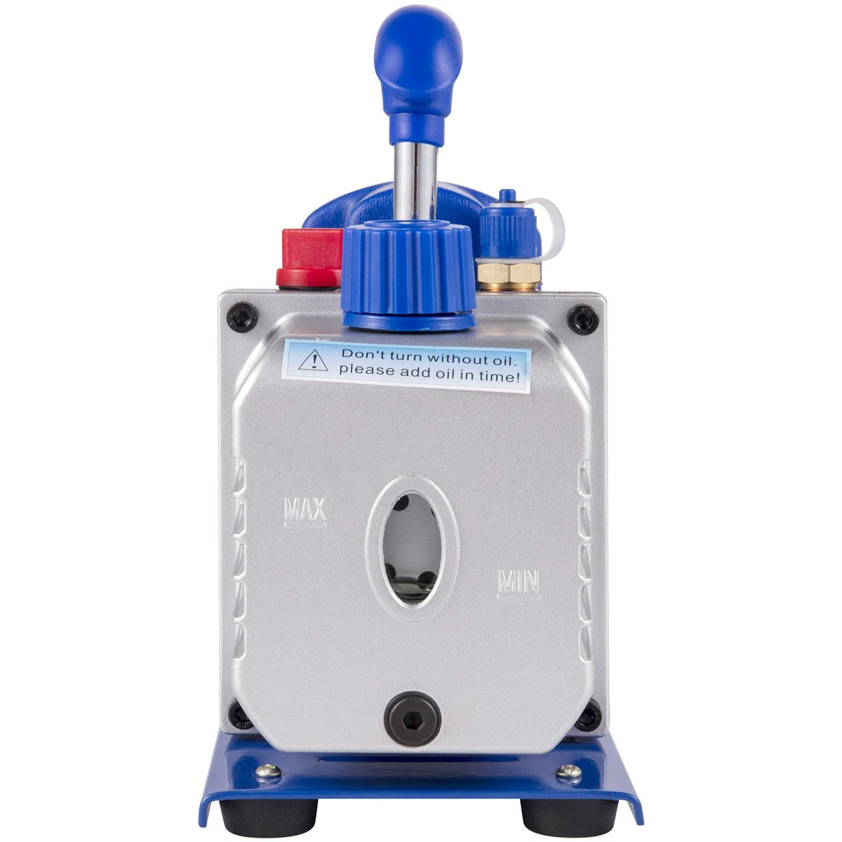Vacuum Pump 4.8CFM 1/3 HP Single Stage HVAC A/C Refrigeration Kit 5PA Ultimate Vacuum Manifold Gauge Set R410A R134A R22 HVAC AC, 4-Way Manifold Gauge and Hose for Air Conditioning Systems