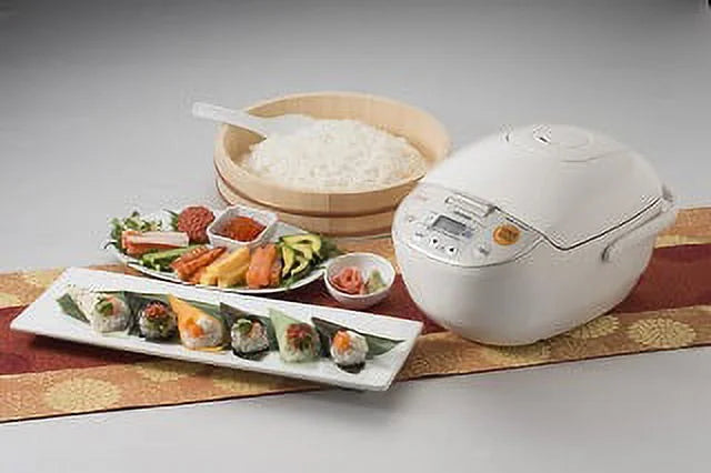 Zojirushi NL-AAC10CA 5.5 Cup (Uncooked) Micom Rice Cooker & Warmer, Beige, Made in Japan