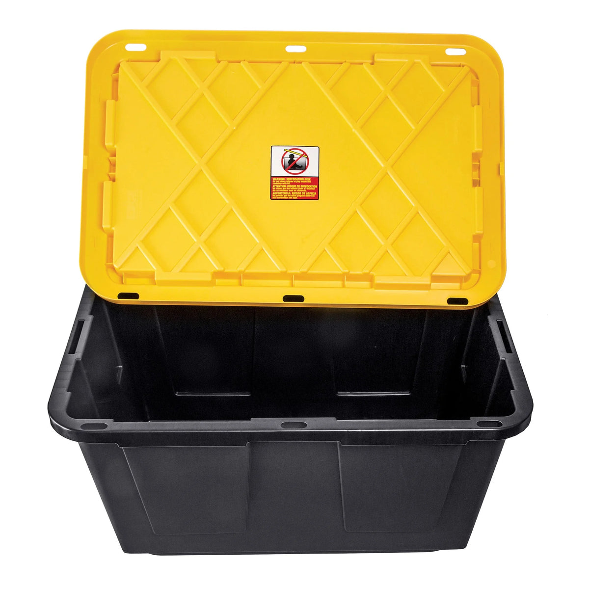 Greenmade 4 Pack Heavy-Duty Plastic Storage Boxes with Lids, 27 Gallon (4)