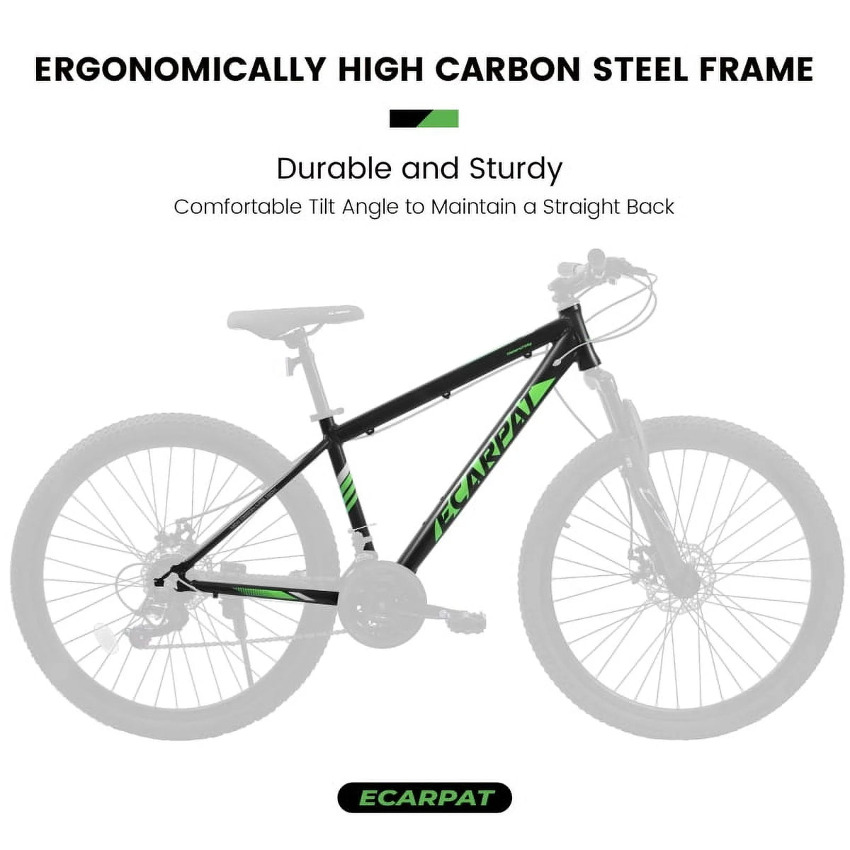 27 Inch Mountain Bike 21 Speed, Suspension Fork, Aluminum Frame Disc Brake, Mountain biking for both men and women.