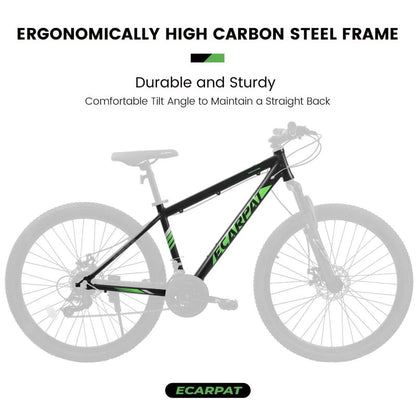 27 Inch Mountain Bike 21 Speed, Suspension Fork, Aluminum Frame Disc Brake, Mountain biking for both men and women.