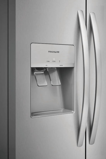 Frigidaire FRSS2623AS 26 Cu. Ft. 36" Standard Depth Side-by-Side Refrigerator, Energy Star Certified, Stainless Steel