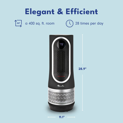 LivePure 3 in 1 Clean Heat Air Purifier/Fan & Heater. Denim Blue