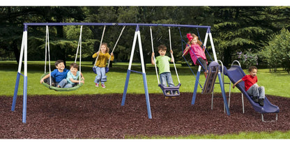 XDP Recreation Surf N Swing Set with Wave Slide. Super Disc Swing. Swing Seat. Stand R Swing. &amp; Surf N Board Swing
