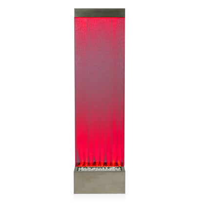 Alpine Corporation 72"H Indoor Acrylic Bubble Wall Corded Electric Fountain