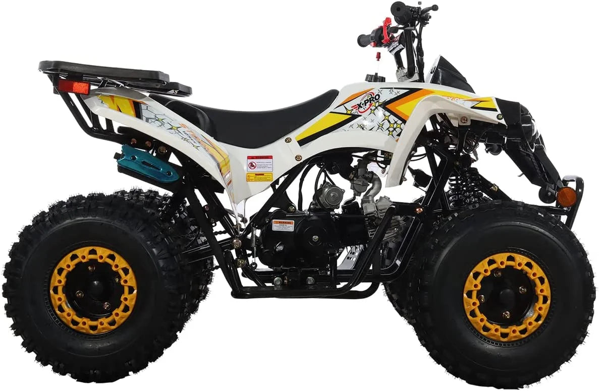 X-Pro Brand New 125cc Gas ATV, Automatic Transmission w/Reverse Electric Start Big 19"/18" Tires