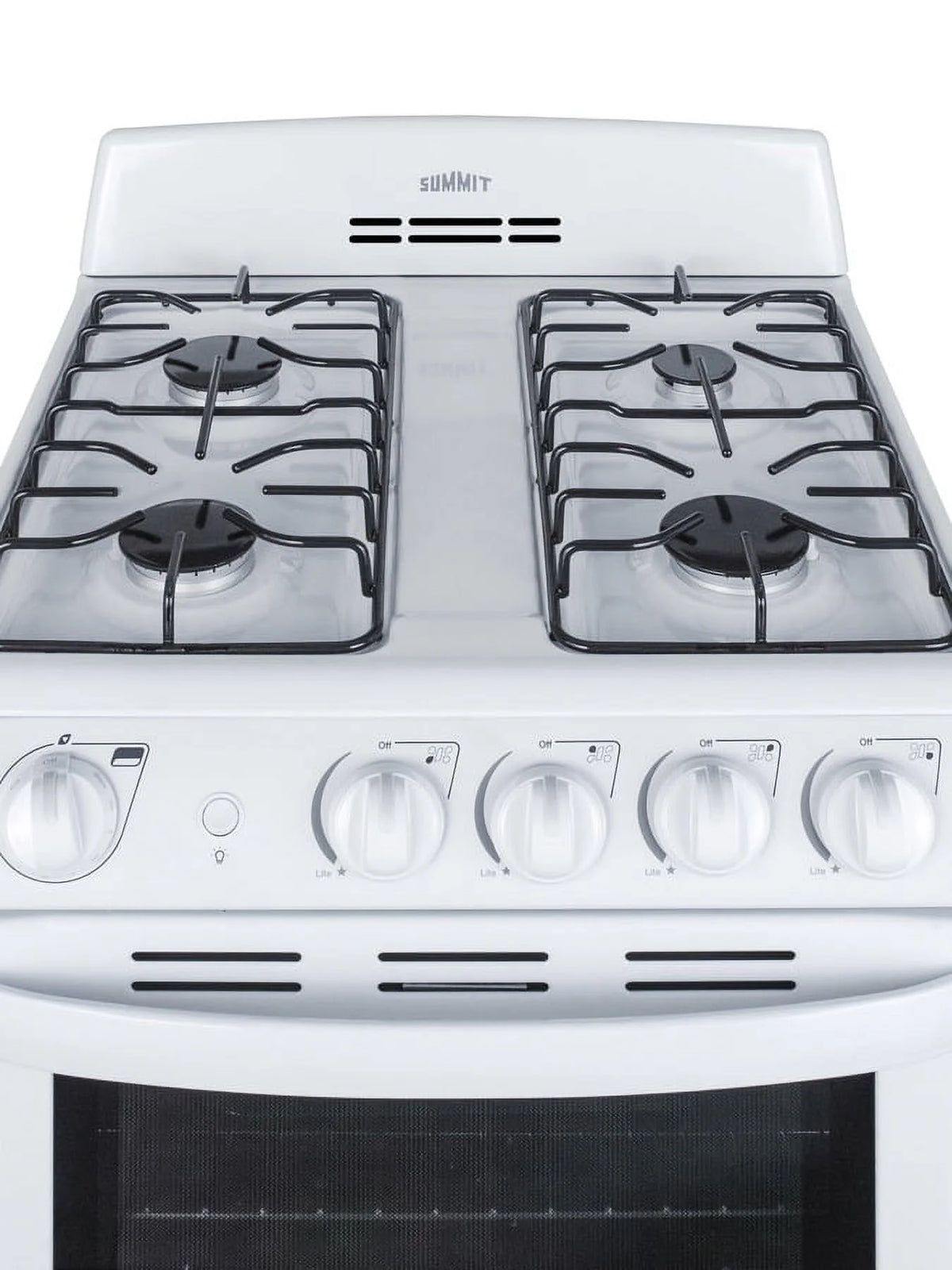 24" Wide Gas Range, White