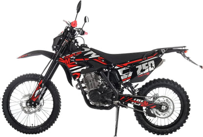 X-Pro Templar M 250cc Gas Dirt Bike with Zongshen Engine 5 Speed Pit Bikes Adult Pitbike, Big 21"/18" Wheels!