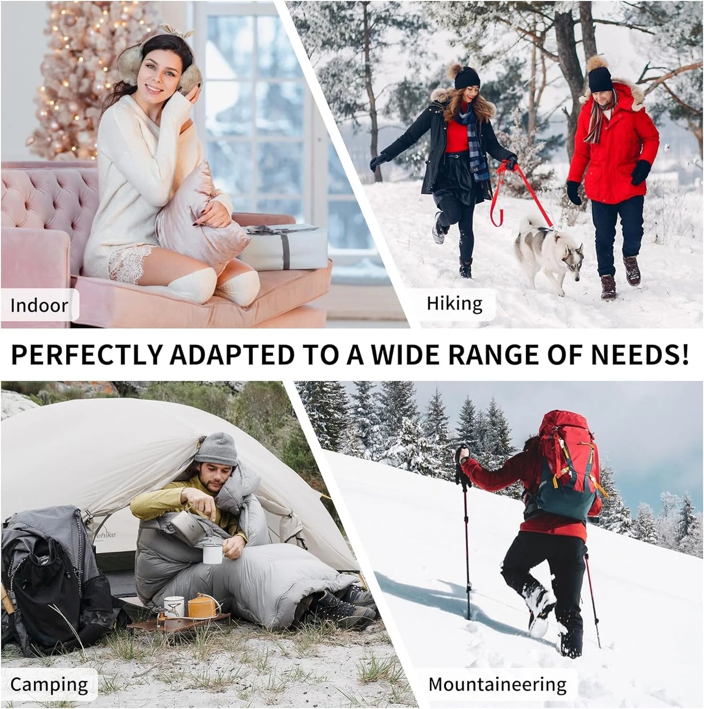 Naturehike Ultralight White Goose Down Sleeping Bag 750/550 Fill Power with Compression Sack
