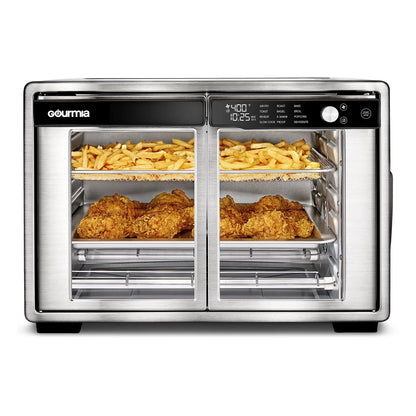 Gourmia 1700W 9-Slice Digital Toaster Oven Air Fryer, 12 Cooking Preset, 35L, Stainless Steel
