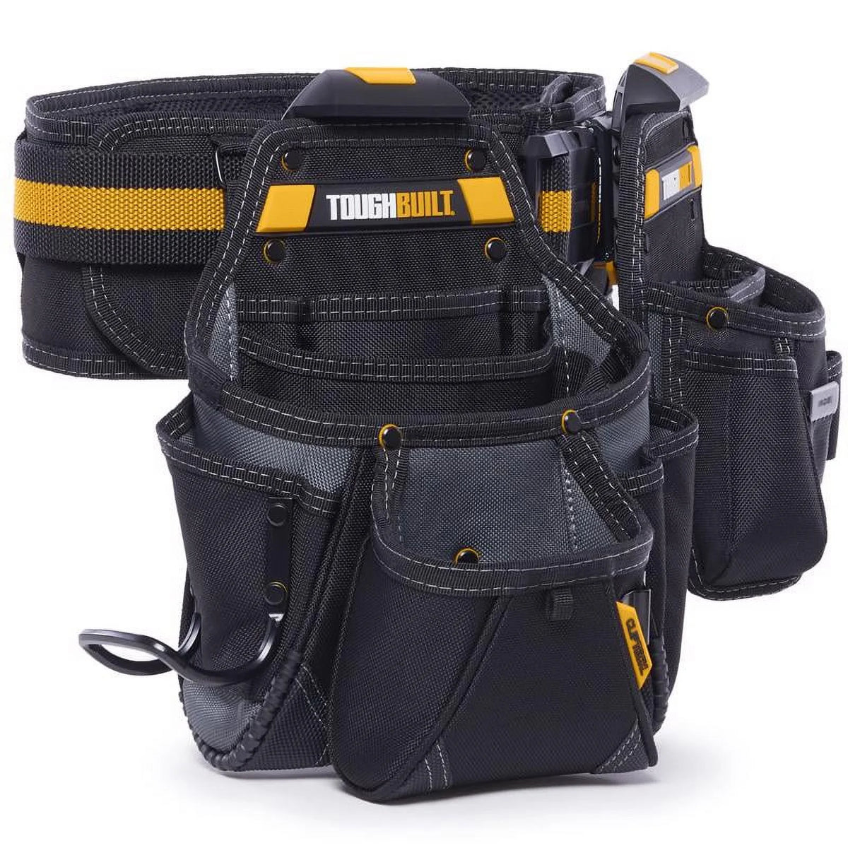 ToughBuilt Adjustable Pocket Tool Belt, Polyester, 20.5 in, 3.75 lb