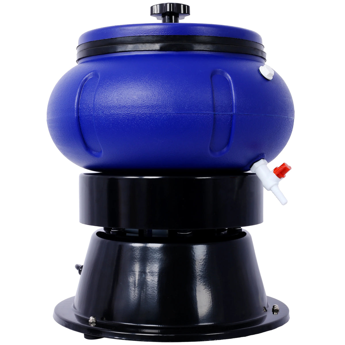 Huloretions Vibratory Tumbler,18 Lbs Electric Polisher Vibratory Tumbler,Polishing & Rust Removal On Small Metal Parts,Tumbling Polishing & Rust Removal Machine For Metal Hardware