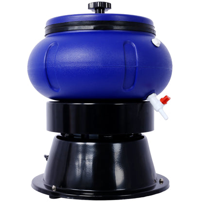 Huloretions Vibratory Tumbler,18 Lbs Electric Polisher Vibratory Tumbler,Polishing & Rust Removal On Small Metal Parts,Tumbling Polishing & Rust Removal Machine For Metal Hardware