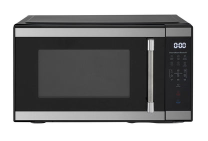 Hamilton Beach 1.1 Cu. Ft. Microwave Oven, Countertop, Black and Stainless Steel