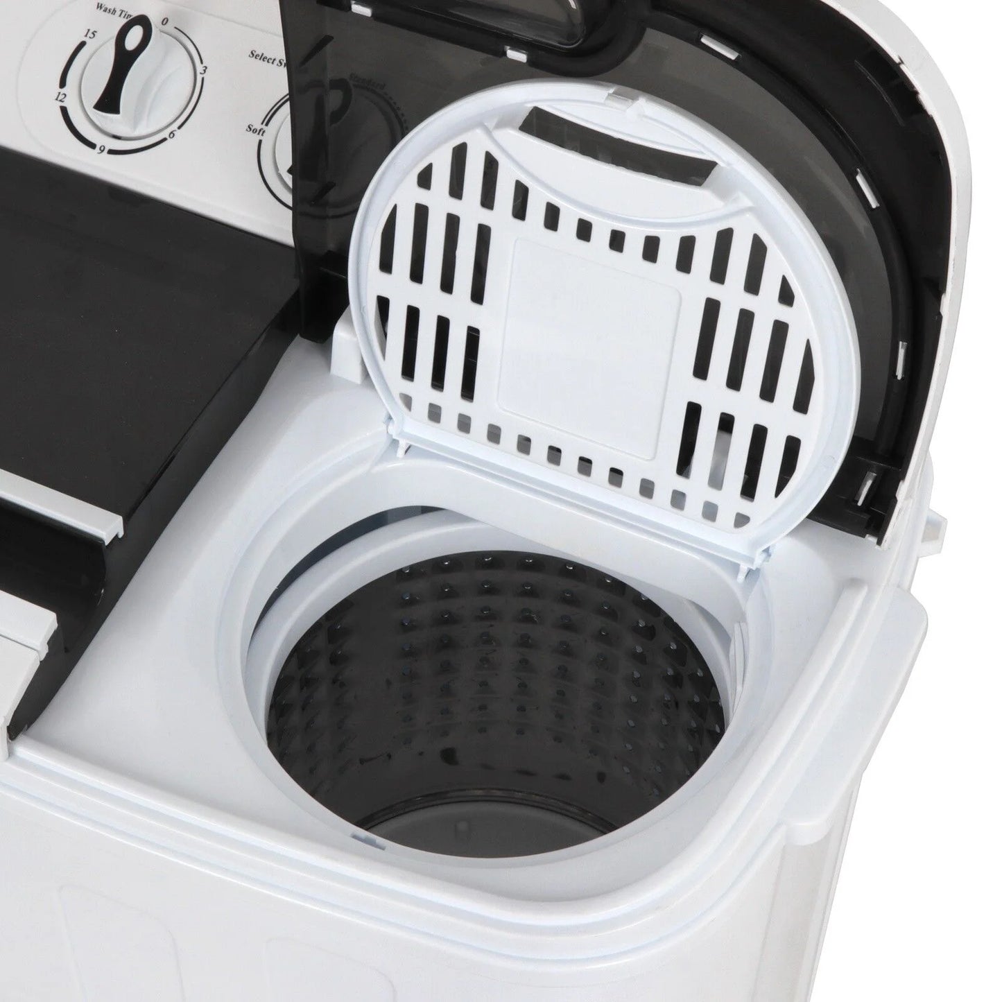 Compact Mini Twin Tub Washing Machine Portable 13lbs Laundry Washer and Dryer