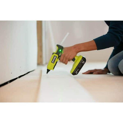 ONE+ 18V Cordless 2- Tool Combo Kit with Rotary Tool Station, Dual Temperature Glue Gun, 2.0 Ah Battery and Charger