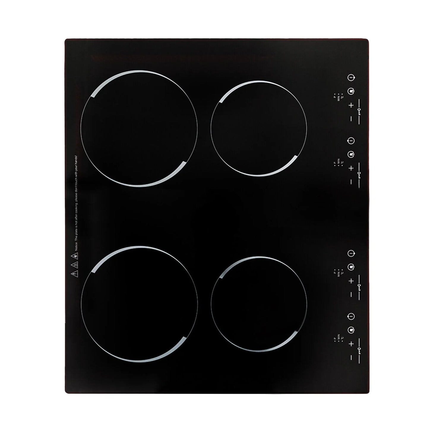 4-Burners Electric Ceramic Cooktop Built-in Cooktop Stove Ceramic Cooking Stove for kitchens, cabins