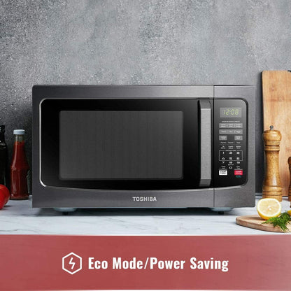 Toshiba 1.2 cu ft Countertop Microwave Ovens in Stainless Steel
