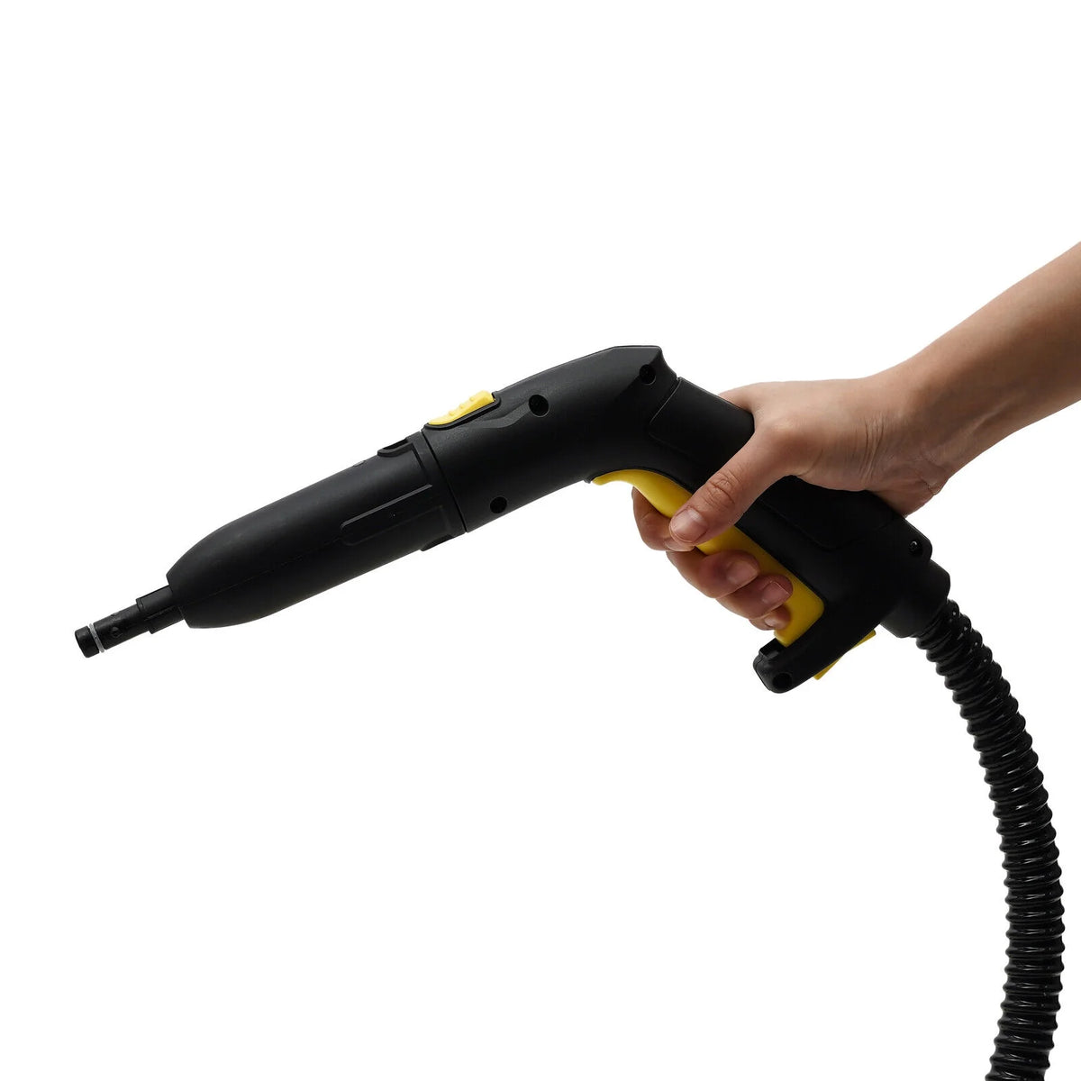2000W 1.8L/60.87oz High-Pressure Steam Cleaner Multipurpose Handheld Steam Cleaner Portable Yellow 5 Bar/72.5PSI