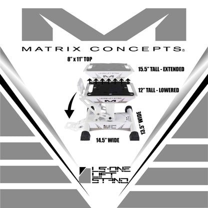 Matrix Concepts LS1 100 LS1 Lift Stand - White