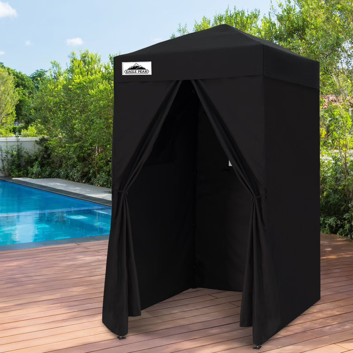 EAGLE PEAK Flex Ultra Compact 4 ft x 4 ft Pop-up Changing Room Canopy, Portable Privacy Cabana