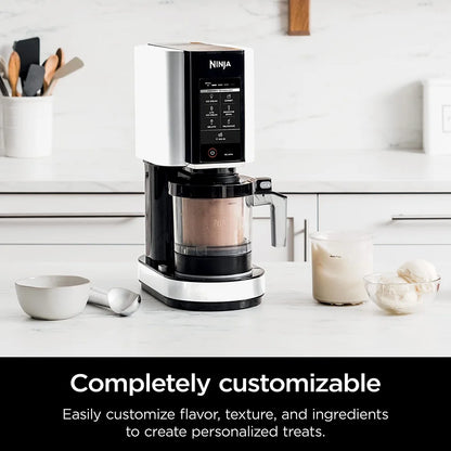 Ninja CREAMi 7-in-1 Ice Cream Maker, White (NC301)
