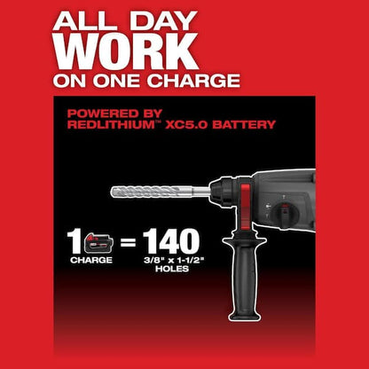 M18 FUEL 18V Lithium-Ion Brushless Cordless 1 in. SDS-Plus D-Handle Rotary Hammer (Tool-Only)