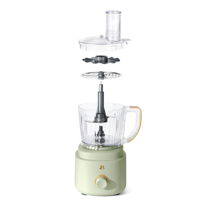 Beautiful 10-Cup Food Processor with Accessories, White Icing by Drew Barrymore