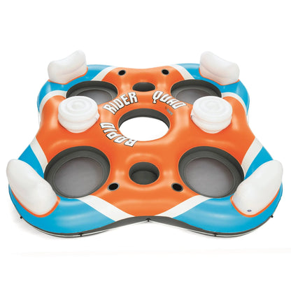 Bestway Rapid Rider 4 Person River Lake Raft and Intex Electric Air Pump