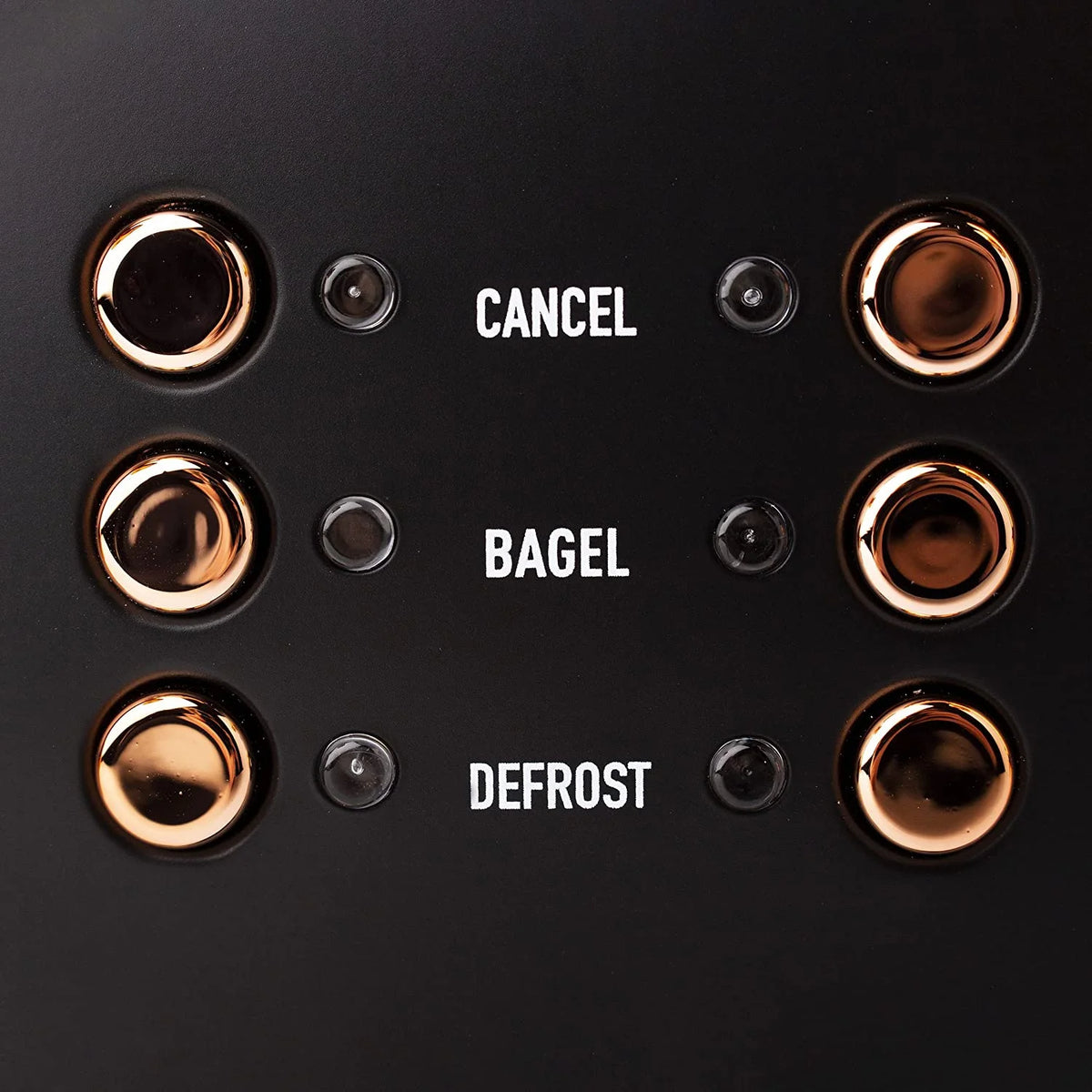 Haden Heritage 1500 1.7 Electric Kettle, Matte Black Finish with Copper Accents