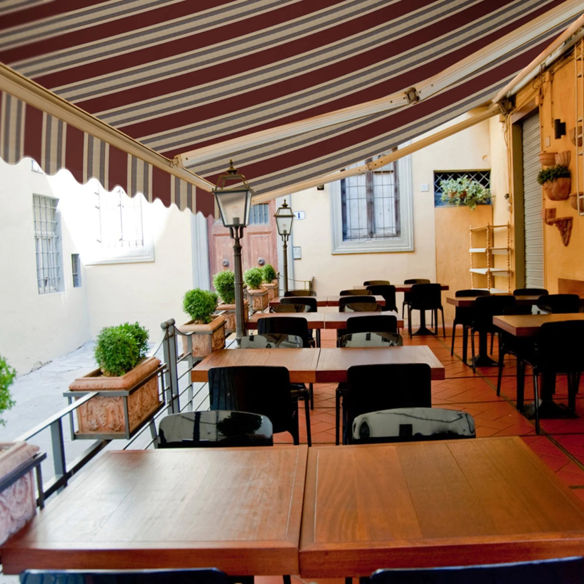 Advaning Luxury Series 10x8 ft. Electric Retractable Sunshade Awning - Garden Green