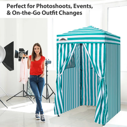 EAGLE PEAK Flex Ultra Compact 4 ft x 4 ft Pop-up Changing Room Canopy, Portable Privacy Cabana