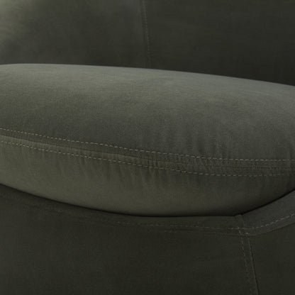 Better Homes & Gardens Mira Swivel Accent Chair, Cream Shearling