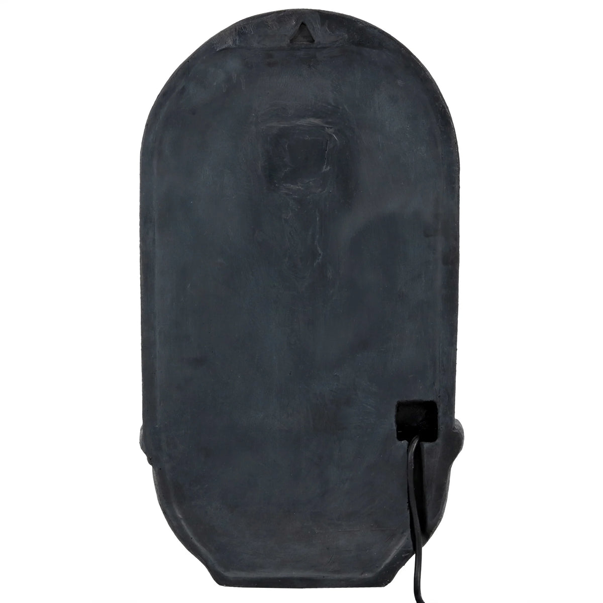 Sunnydaze Messina Polystone Outdoor Solar Wall Fountain, Bronze