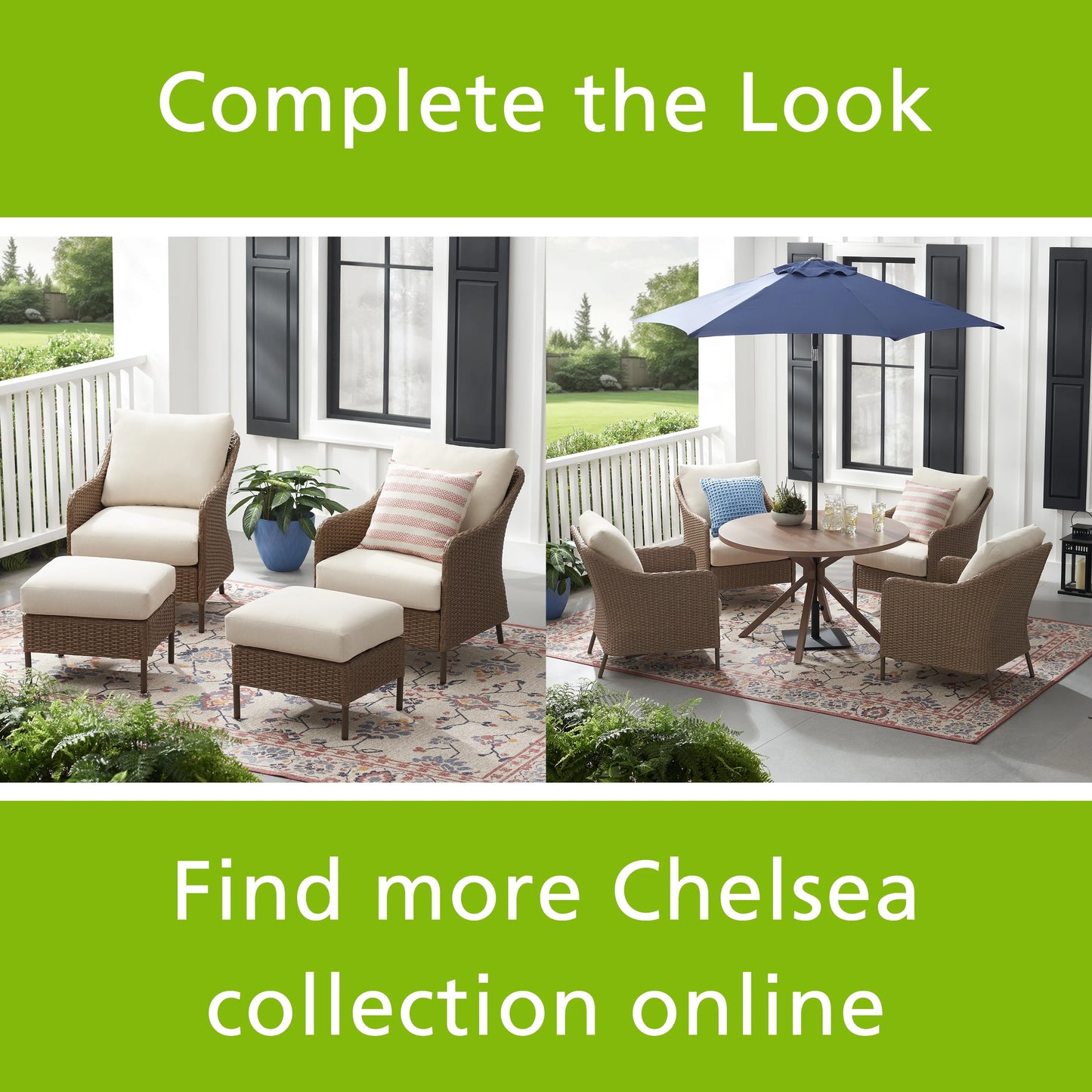 Mainstays Chelsea Outdoor Patio Loveseat