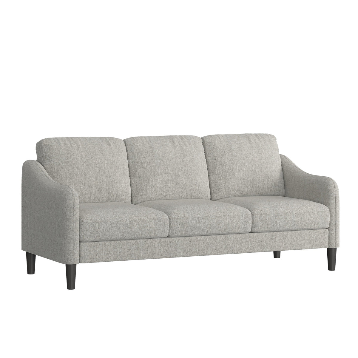 Mainstays Westley Swoop Arm Sofa, Burnt Orange