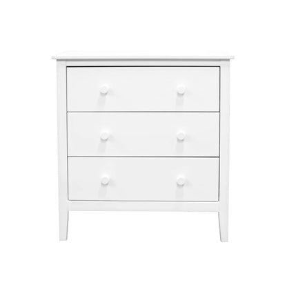 Adeptus Solid Wood Easy Pieces 4 Drawer Chest of Drawers - White