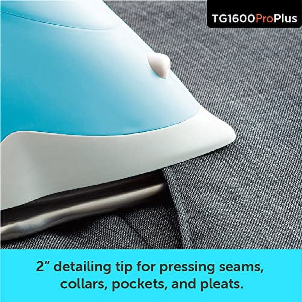 Oliso Pro Plus Ceramic-Coated Steam Iron, Blue
