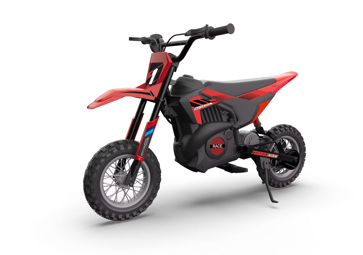 Nasitip Electric 350W Dirt Bike for Kids 8-16 year - Black