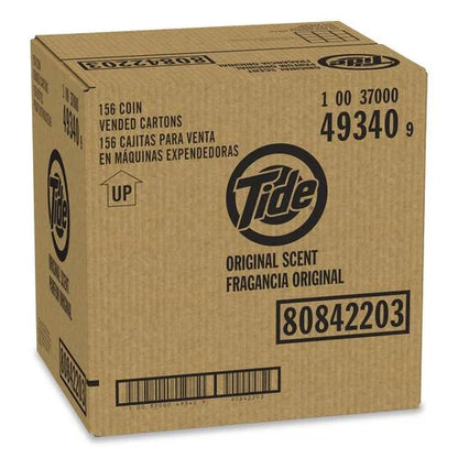 Tide Powder Laundry Detergent Vending Box, 1.5 Oz, Pack Of 156 Boxes