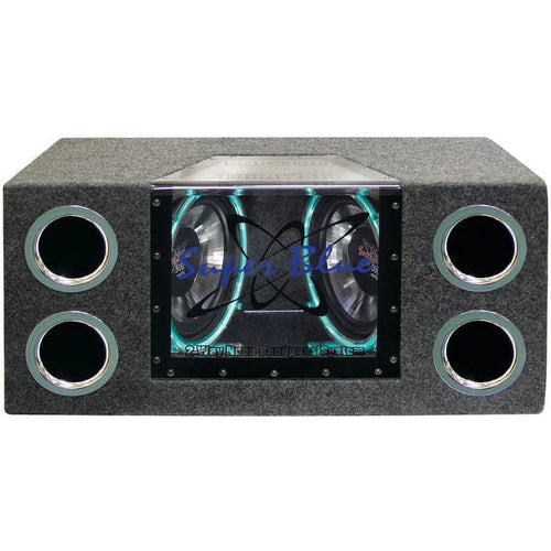 PYRAMID BNPS102 10" 1000W Subwoofer Enclosure Subs Box + Audiopipe Amplifier Amp