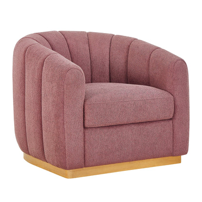 Better Homes & Gardens Lillian Accent Swivel Chair, Cream Linen