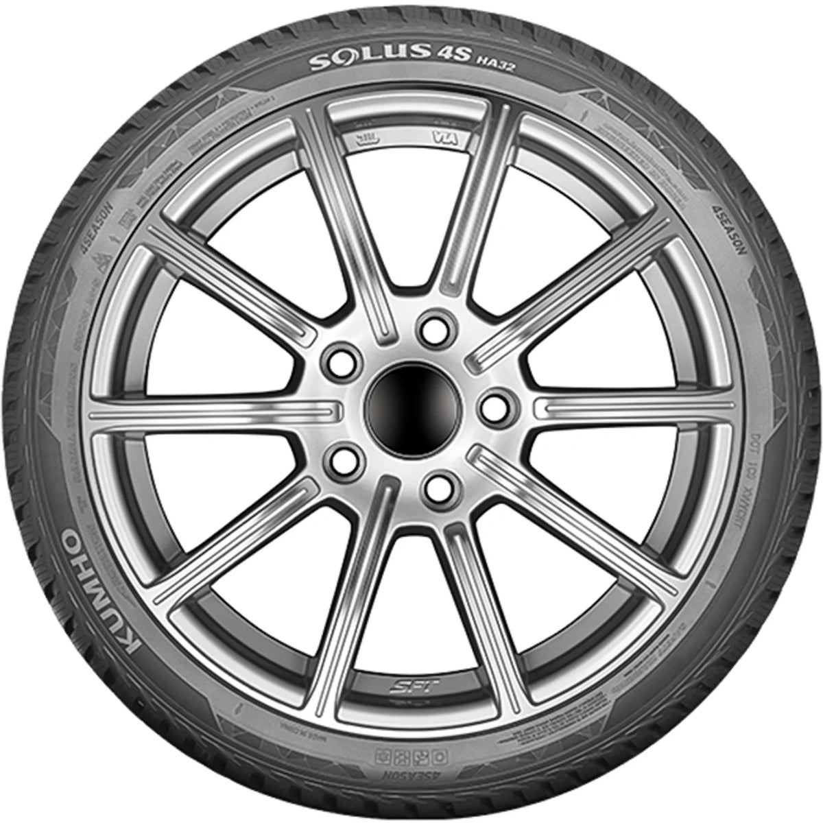Kumho Solus 4S HA32 195/55R16 91V XL Performance All Weather Tire