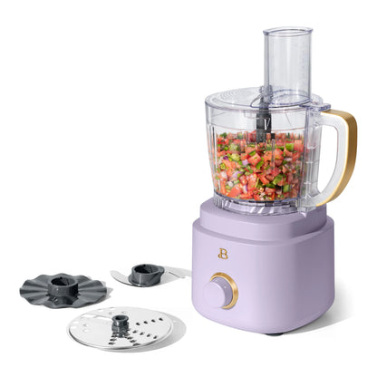 Beautiful 10-Cup Food Processor with Accessories, White Icing by Drew Barrymore