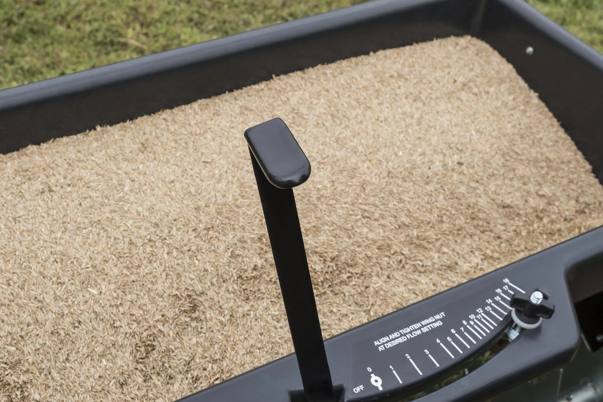 100lb Poly Drop Spreader/Spike Aerator
