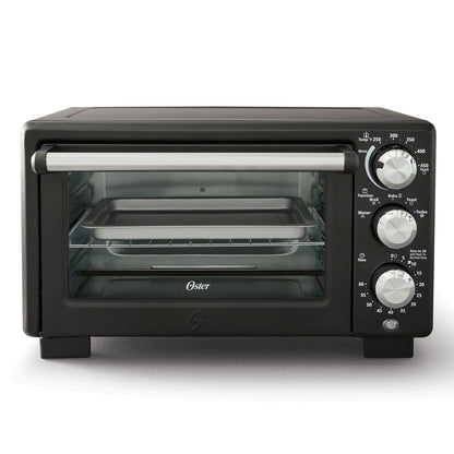 Oster? Convection 4-Slice Toaster Oven, Matte Black, Convection Oven and Countertop Oven