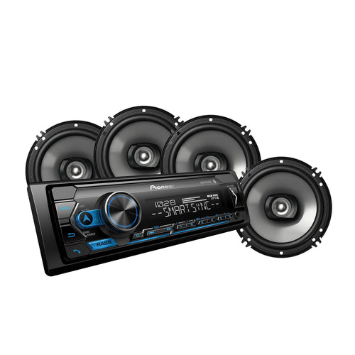 Pioneer MXT-S3266BT Car Audio Bundle